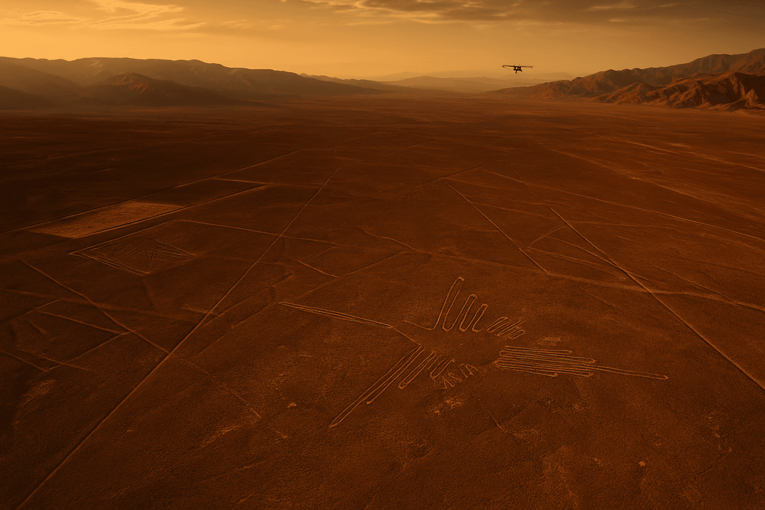 AI and Aerial Scans Reveal 303 Hidden Nazca Geoglyphs